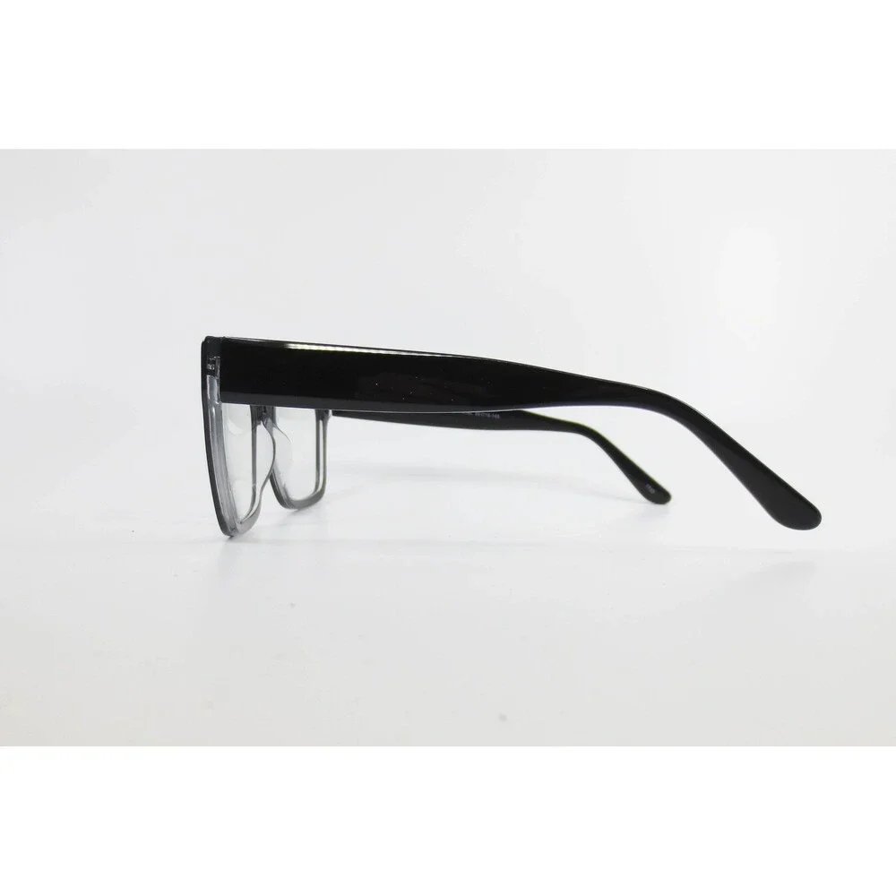 Otis + Grey OG 20236 Black Crystal Square Eyeglasses Frames 56-18-145